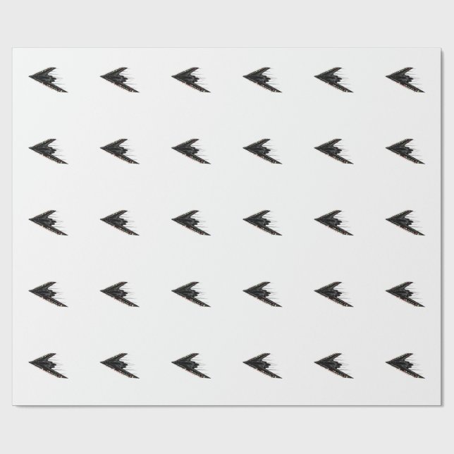 B-2 B2 Spirit Stealth Bomber Jet Plane 4th of July Presentpapper (Platt)