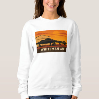B-2 Jet Sunset Art - Whiteman AFB Poster Stil T Shirt