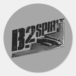B-2 Klassiskt rund etikett