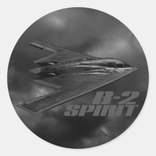 B-2 Klassiskt rund etikett