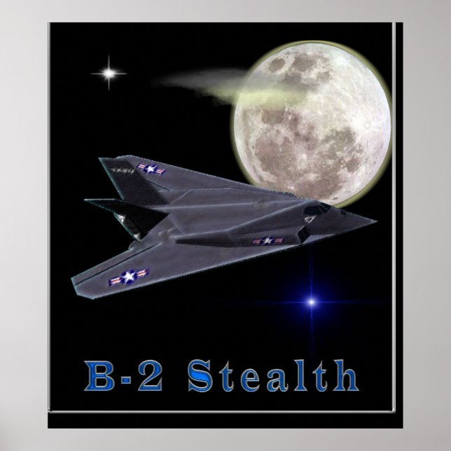 b-2, poster av dolda bomber (Framsidan)
