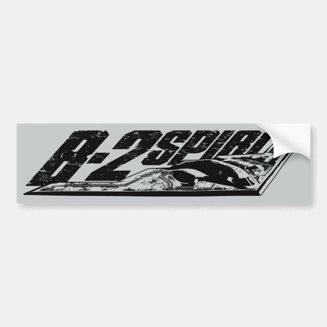 B-2 Spirit Bumper-etikett Bildekal (Framsidan)