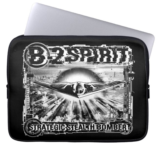 B-2 Spirit Computer Sleeve Electronics Bag (Framsidan)