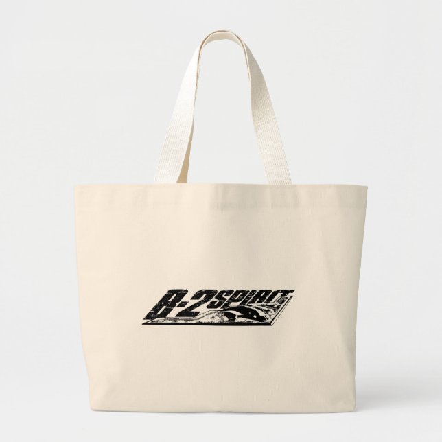B-2 Spirit Jumbo Tote Tygkasse (Framsidan)