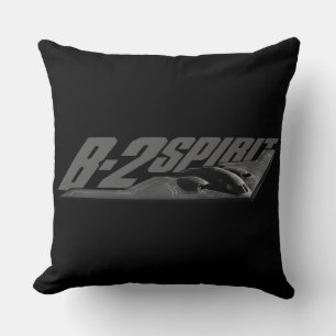 B-2 Spirit Klass A Cotton Dekorativ kudde 20 x 20