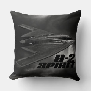 B-2 Spirit Klass A Cotton Dekorativ kudde 20 x 20