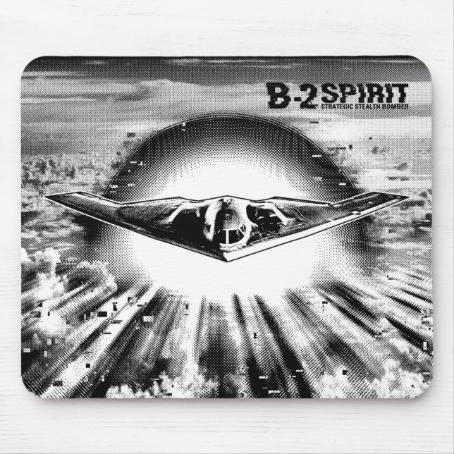 B-2 Spirit Mouse Pad Mousepad Musmatta (Framsidan)