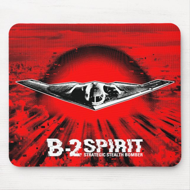 B-2 Spirit Mouse Pad Mousepad Musmatta (Framsidan)