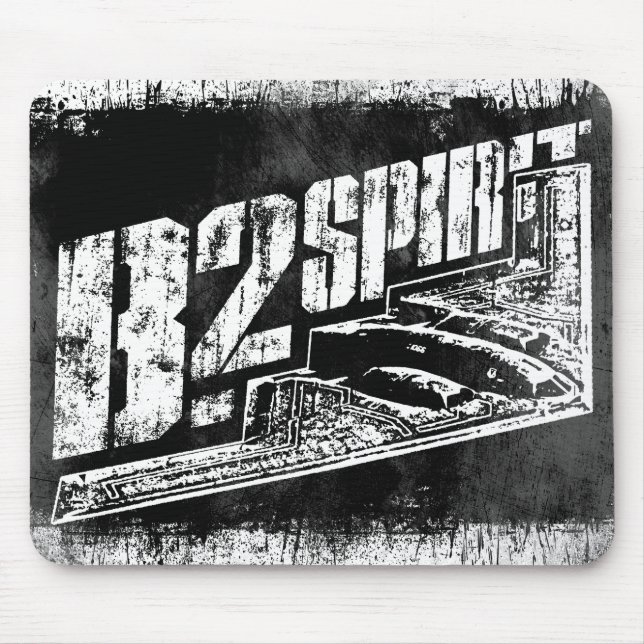 B-2 Spirit Mousepad Musmatta (Framsidan)