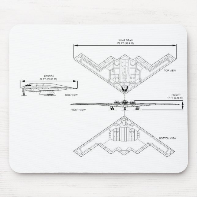 B-2 Spirit Musmatta (Framsidan)