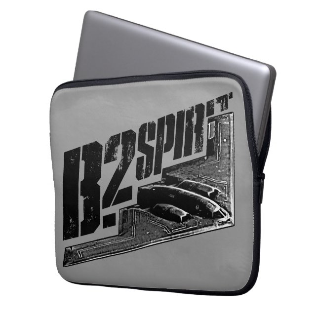 B-2 Spirit Neoprene Laptop sleeve 13 tum (Framsidan Vänster)