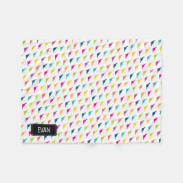 B-2 Spirit Stealth Bomber eget namn Baby Blanket Fleecefilt