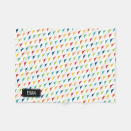 B-2 Spirit Stealth Bomber eget namn Baby Blanket Fleecefilt