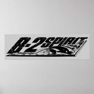 B-2-spritutskrift Poster