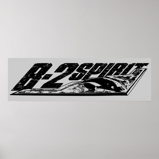 B-2-spritutskrift Poster (Framsidan)