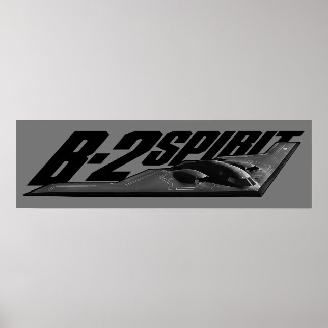 B-2-spritutskrift Poster (Framsidan)