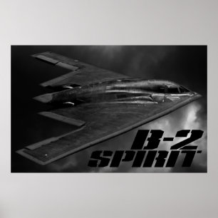 B-2-spritutskrift Poster