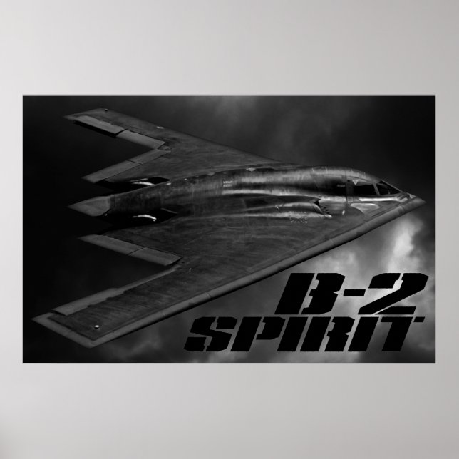 B-2-spritutskrift Poster (Framsidan)
