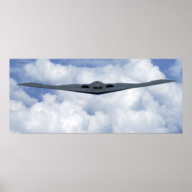 B-2 Sprrit Stealth Bomber Aircraft Poster (Framsidan)