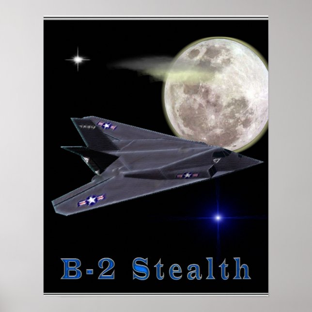 B-2 Stealth Bomber Poster (Framsidan)