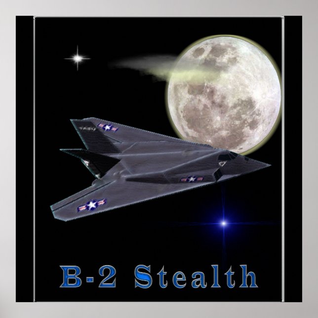 B-2 Stealth Bomber Poster (Framsidan)
