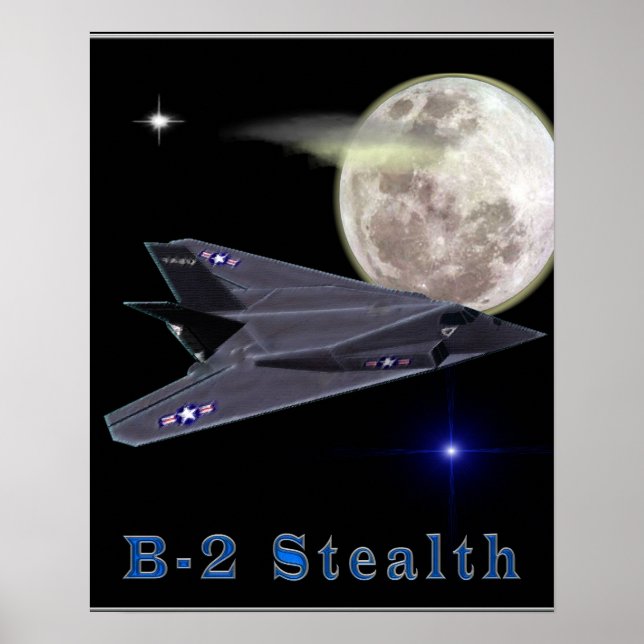 B-2 Stealth Bomber Poster (Framsidan)