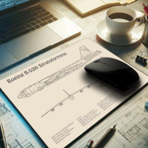 B-52 Stratfästning - Flygplanets plan SD Musmatta