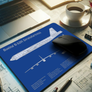 B-52 Stratofort - Flygplanets plan för blåkopia AB Musmatta