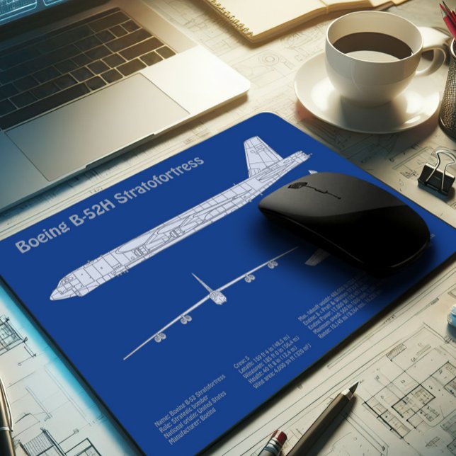 B-52 Stratofort - Flygplanets plan för blåkopia AB Musmatta (Skapare uppladdad)