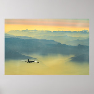 B-52 Stratofort i Mist Poster