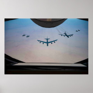 B-52 Stratofort Refueling Poster