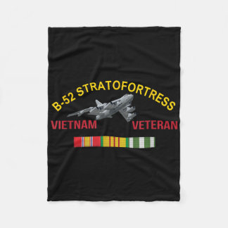B-52 Stratofort Vietnam Veteran B-52 Bomber Ai Fleecefilt