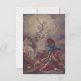 B.A. Godenhjelm’s Resurrection of Jesus Holy Card Tack Kort
