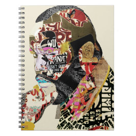 B.A. kollage för typografi Anteckningsbok