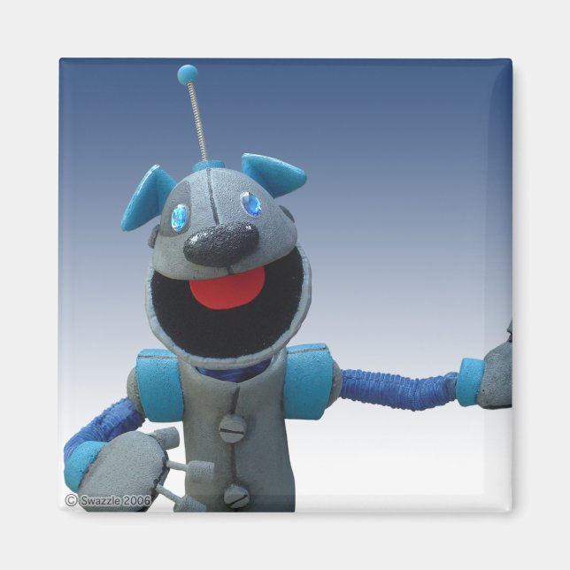 B.A.R.K. Robot Hund Magnet (Framsidan)