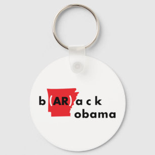 b (AR) ack obama Nyckelring