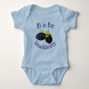 B är avsett för Blackberry Blackbär Berries Fruit T Shirt