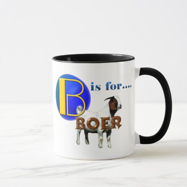 B är FoBOER - GOAT GIFTS Mugg (Höger)