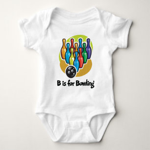 B är för att bowla tee shirt
