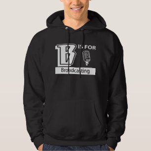 B är för att sända sweatshirt med luva