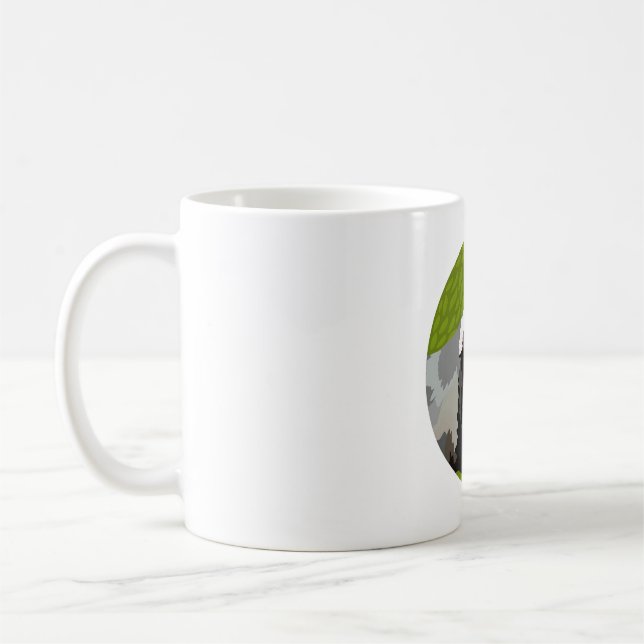 B är för Badger Kaffemugg (Vänster)