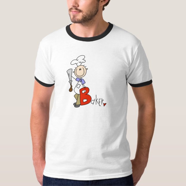 B är för Baker T-shirts och presenter (Framsida)
