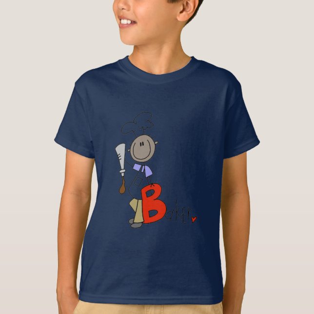 B är för Baker T-shirts och presenter (Framsida)