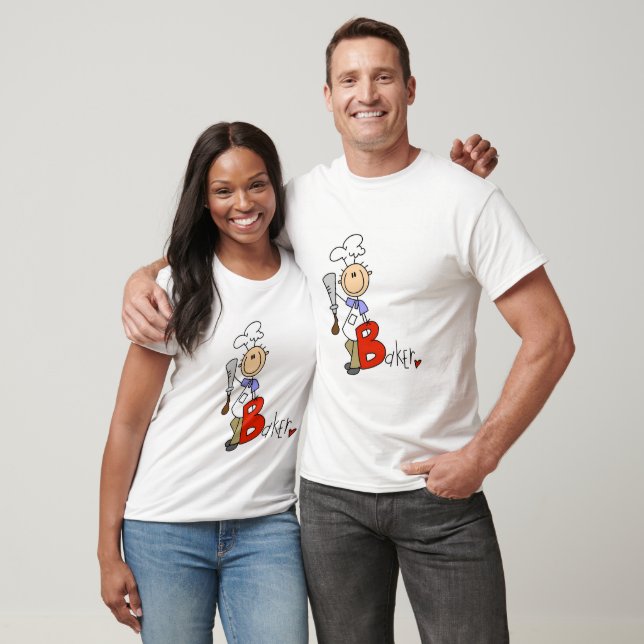 B är för Baker T-shirts och presenter (Unisex)