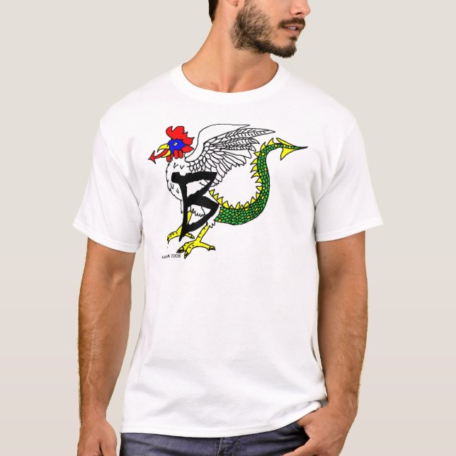B är för Basilisk Tee Shirt (Framsida)