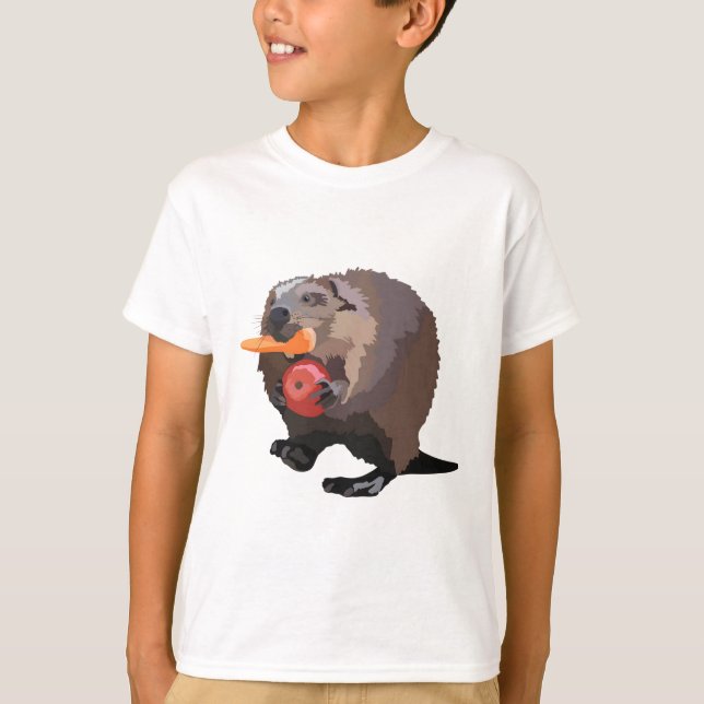 B är för Beaver T Shirt (Framsida)