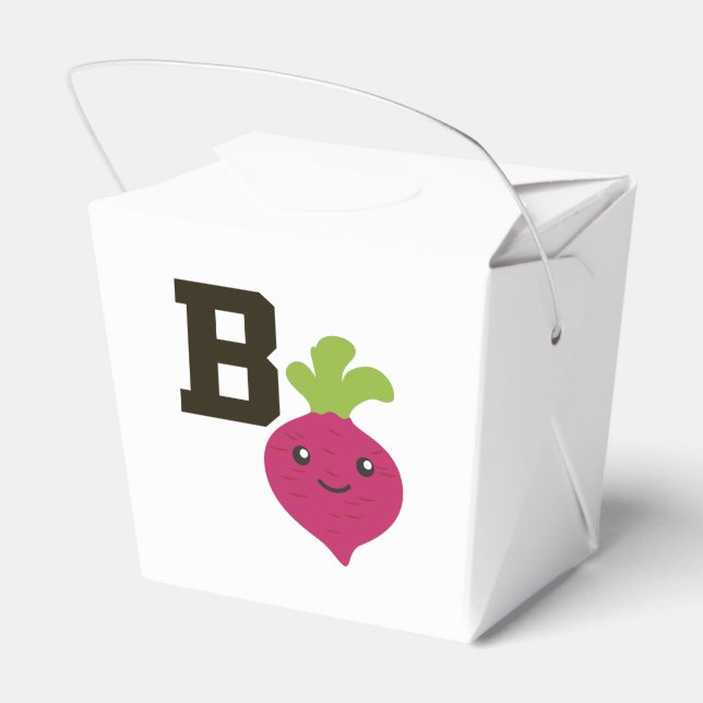 B är för Beet Presentaskar (Baksidan Sidan)