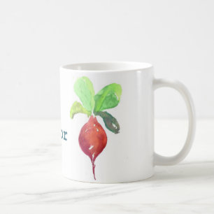 B är för beta kaffemugg