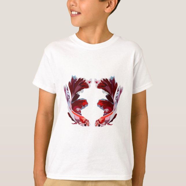 B är för Betta Fish T Shirt (Framsida)