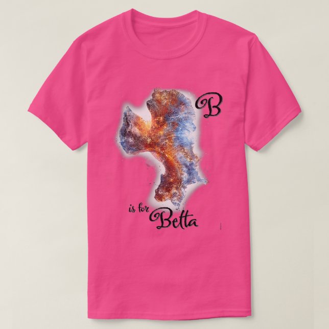 B är för betta t shirt (Design framsida)